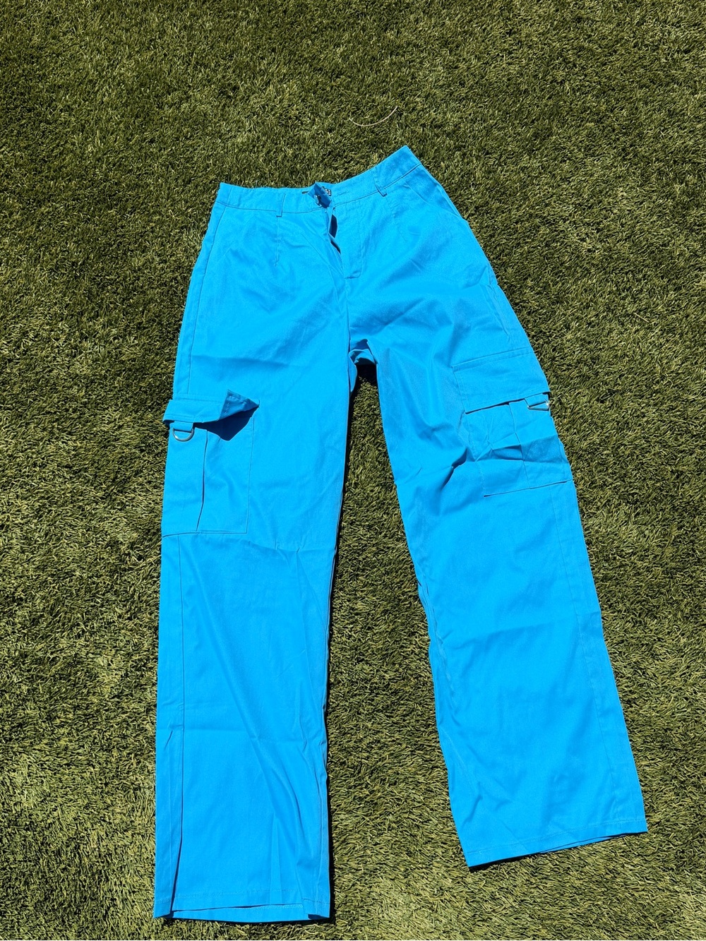 PrettyLittleThing Electric Blue Cargo Pants
